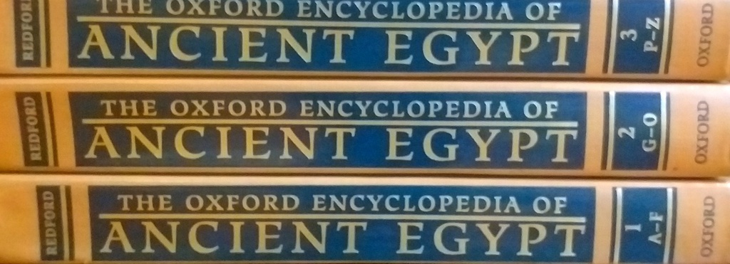 THE OXFORD ENCYCLOPEDIA OF ANCIENT EGYPT VOLUME 1-3