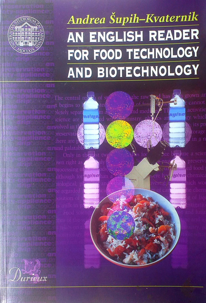 AN ENGLISH READER FOR FOOD TECHNOLOGY AND BIOTECHNOLOGY