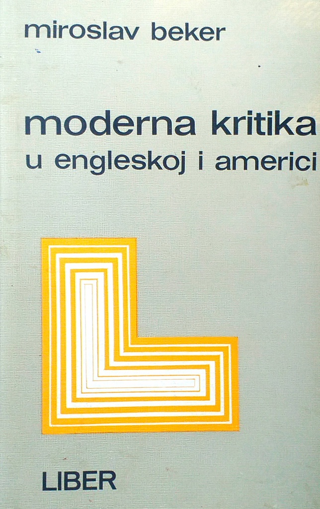 MODERNA KRITIKA U ENGLESKOJ I AMERICI