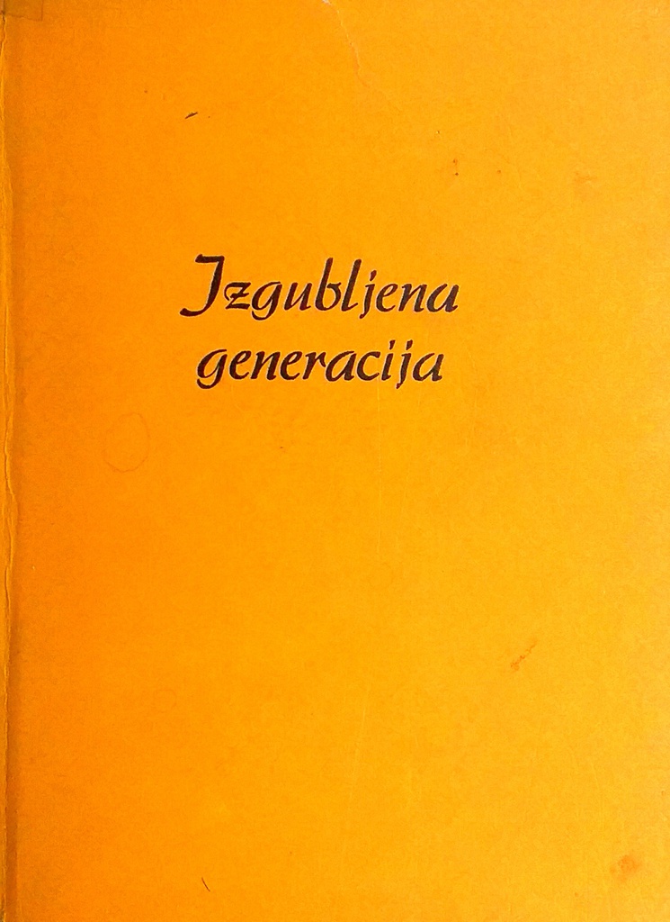 IZGUBLJENA GENERACIJA