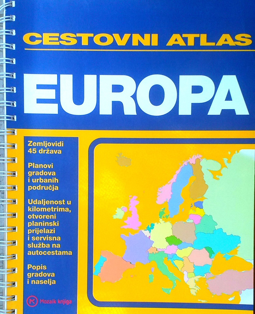 CESTOVNI ATLAS EUROPE