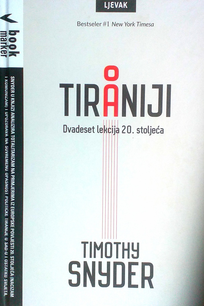 O TIRANIJI - DVADESET LEKCIJA 20. STOLJEĆA