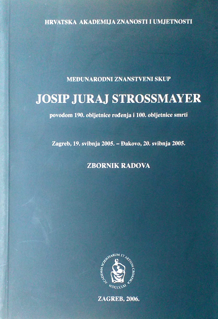 MEĐUNARODNI ZNANSTVENI SKUP JOSIP JURAJ STROSSMAYER