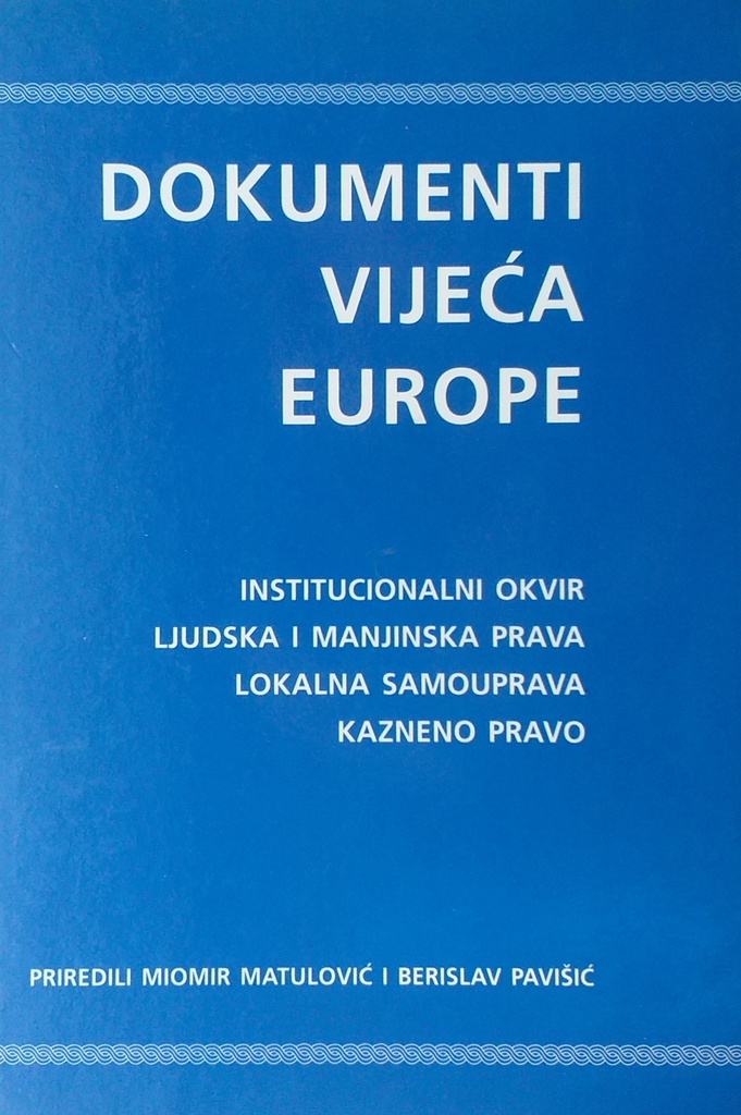 DOKUMENTI VIJEĆA EUROPE