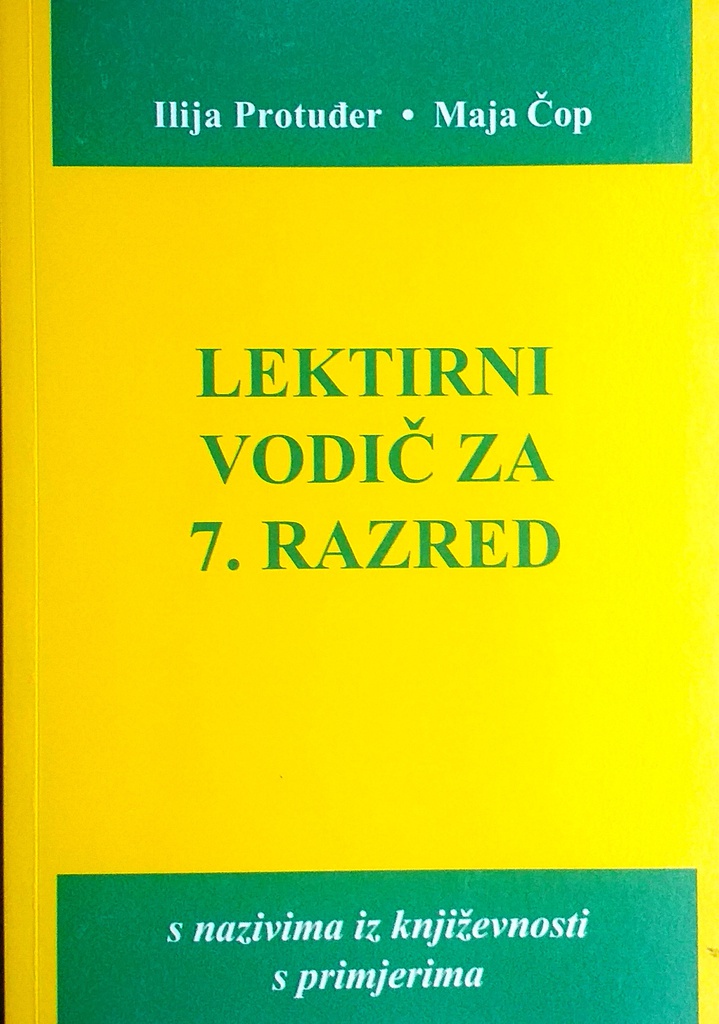 LEKTIRNI VODIČ ZA 7. RAZRED