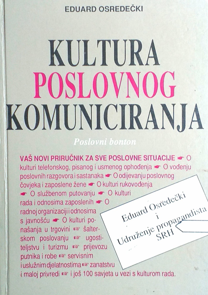 KULTURA POSLOVNOG KOMUNICIRANJA