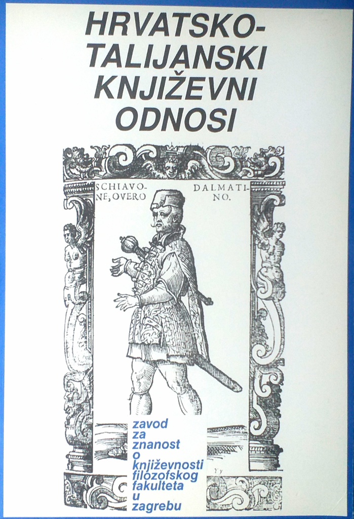 HRVATSKO-TALIJANSKI KNJIŽEVNI ODNOSI KNJIGA V.