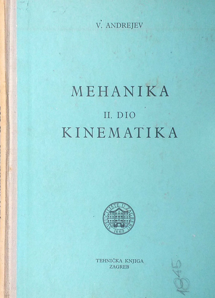 MEHANIKA II. DIO - KINEMATIKA