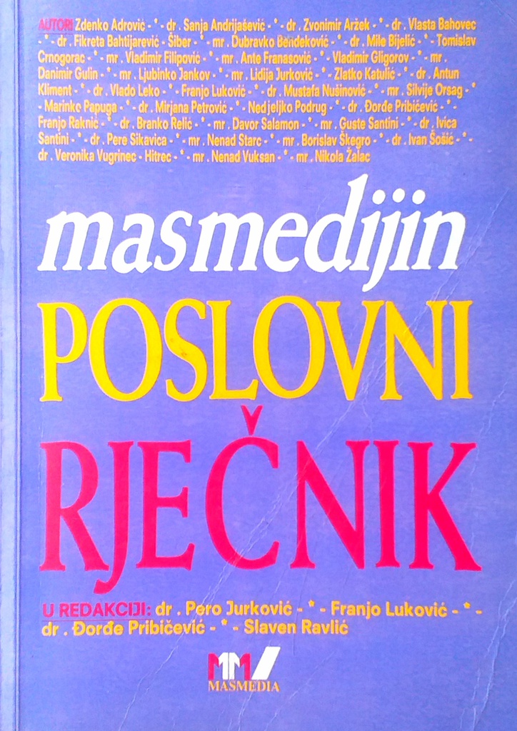 MASMEDIJIN POSLOVNI RJEČNIK