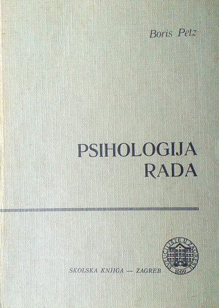 PSIHOLOGIJA RADA