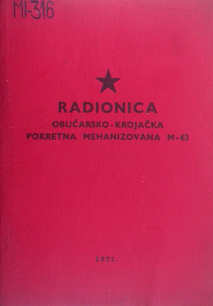 RADIONICA OBUĆARSKO-KROJAČKA