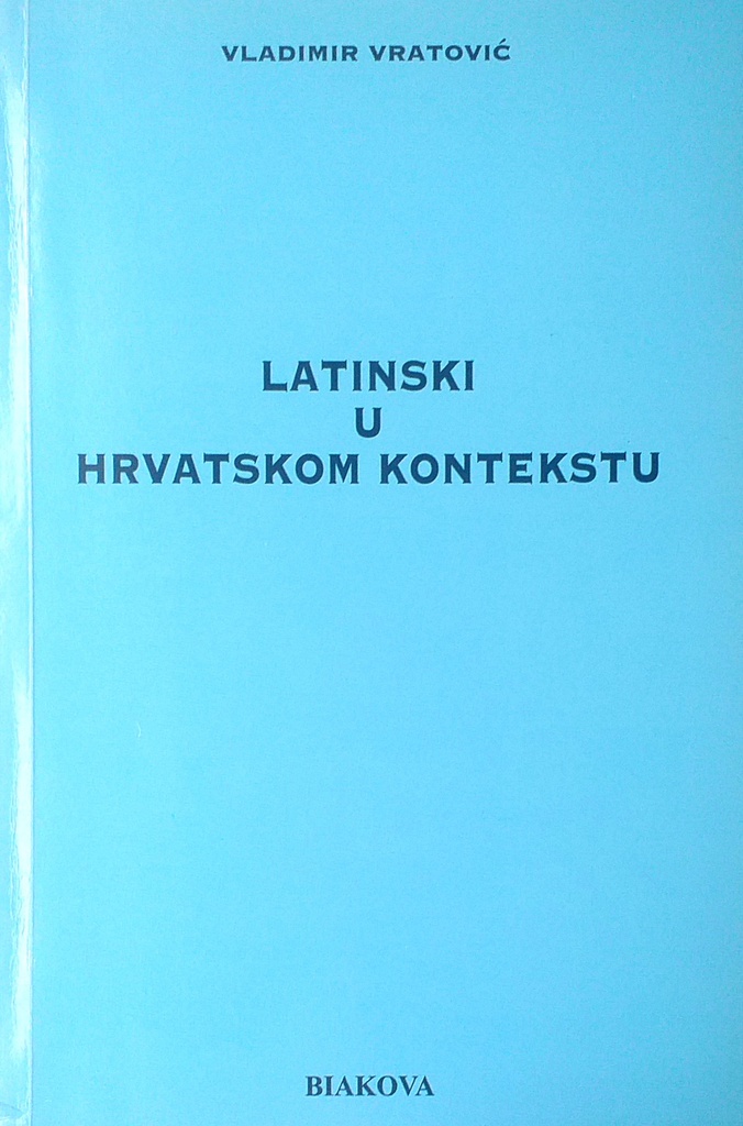 LATINSKI U HRVATSKOM KONTEKSTU