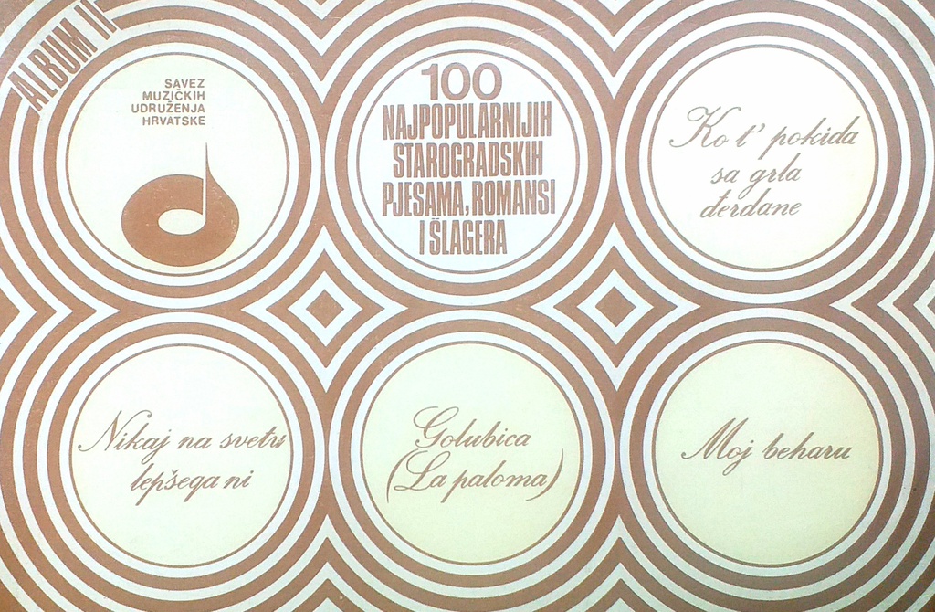 100 NAJPOPULARNIJIH STAROGRADSKIH PJESAMA, ROMANSI I ŠLAGERA ALBUM II