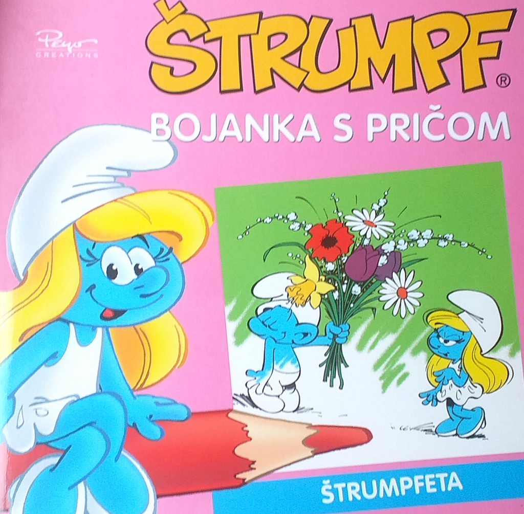 ŠTRUMPF - BOJANKA S PRIČOM