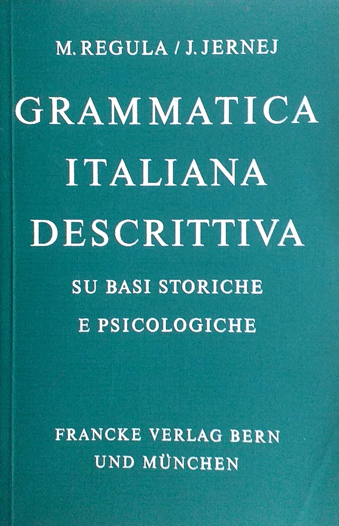 GRAMMATICA ITALIANA DESCRITTIVA