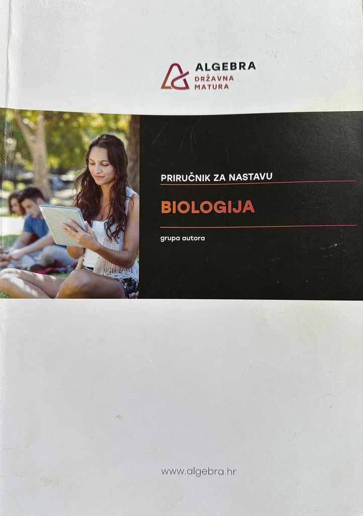 PRIRUČNIK ZA NASTAVU BIOLOGIJA - ALGEBRA