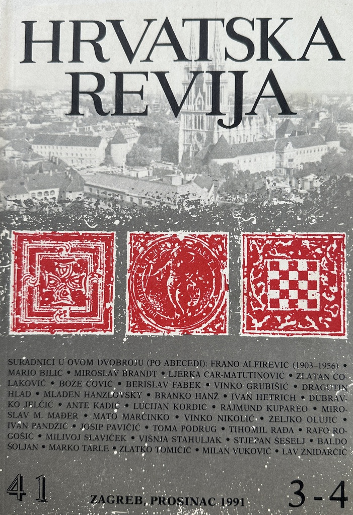 HRVATSKA REVIJA 3-4