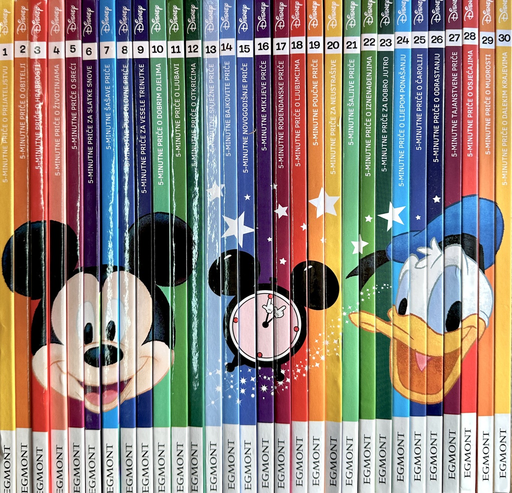 5 MINUTNE PRIČE 1-30 DISNEY KOMPLET