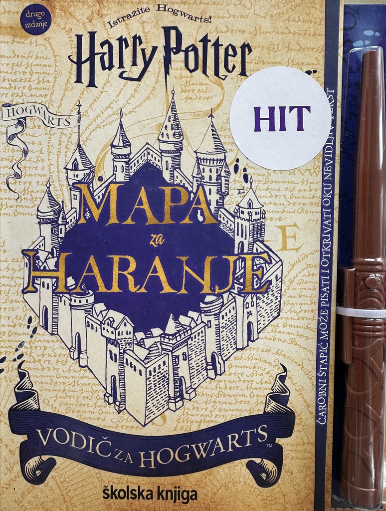 HARRY POTTER - MAPA ZA HARANJE - VODIČ ZA HOGWARTS