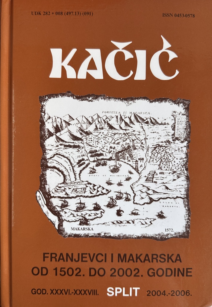 FRANJEVCI I MAKARSKA OD 1502. DO 2002. GODINE