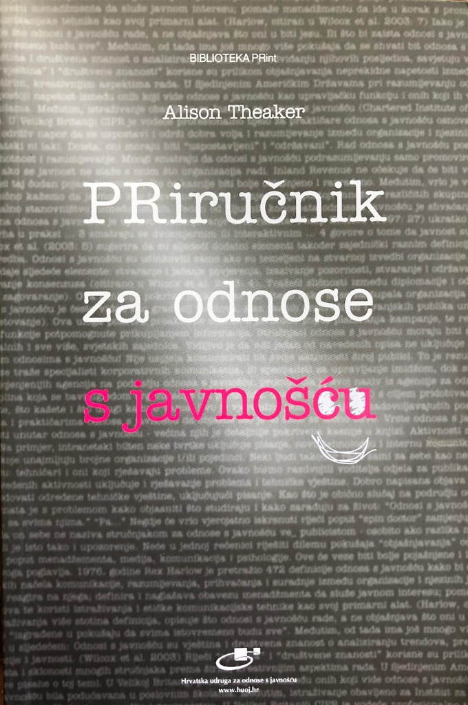 PRIRUČNIK ZA ODNOSE S JAVNOŠĆU