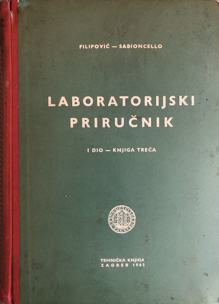 LABORATORIJSKI PRIRUČNIK I DIO-KNJIGA TREĆA