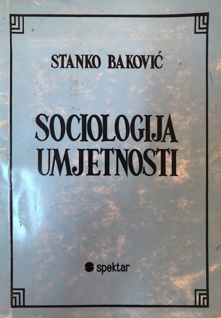 SOCIOLOGIJA UMJETNOSTI