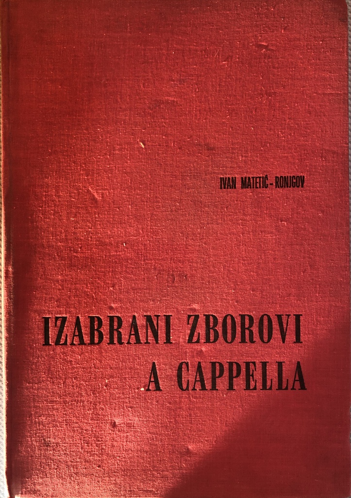 IZABRANI ZBOROVI A CAPPELA