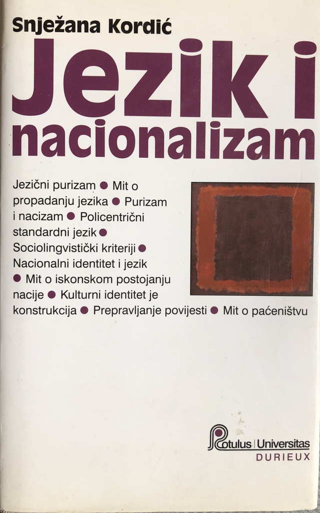 JEZIK I NACIONALIZAM