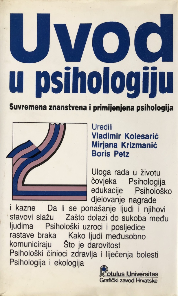 UVOD U PSIHOLOGIJU