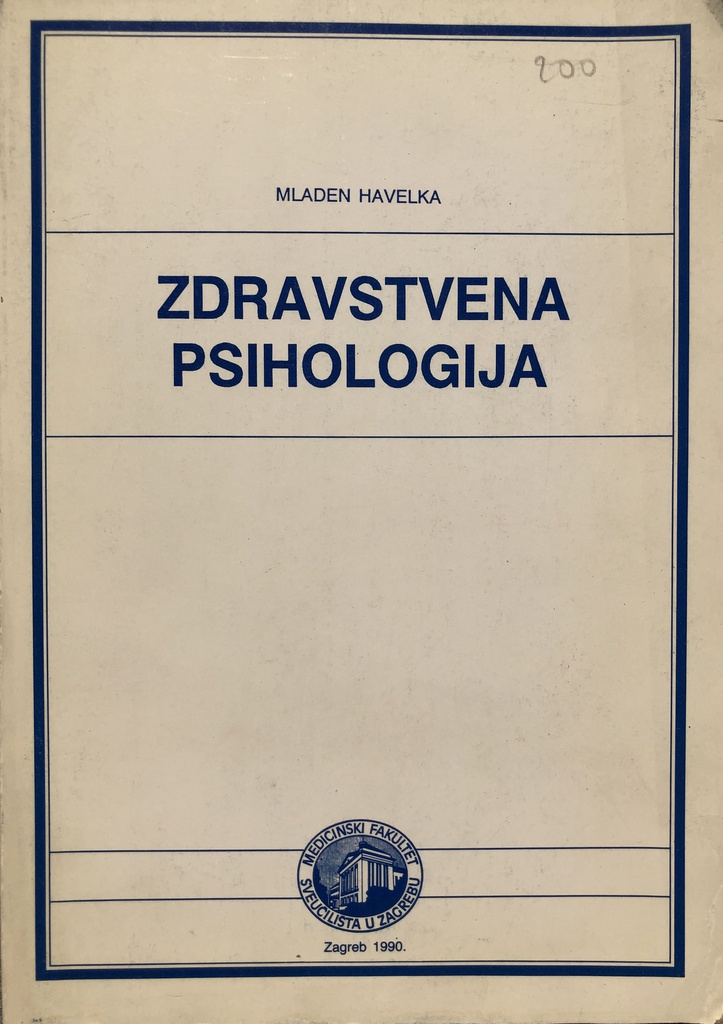 ZDRAVSTVENA PSIHOLOGIJA