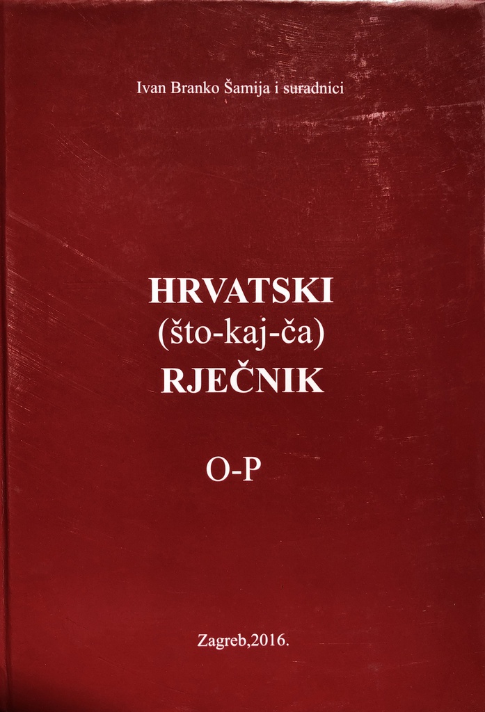 HRVATSKI (ŠTO-KAJ-ČA) O-P