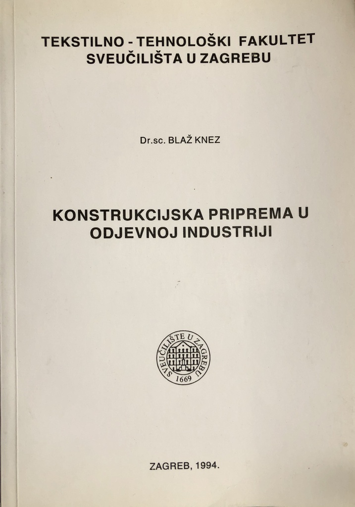 KONSTRUKCIJSKA PRIPREMA U ODJEVNOJ INDUSTRIJI