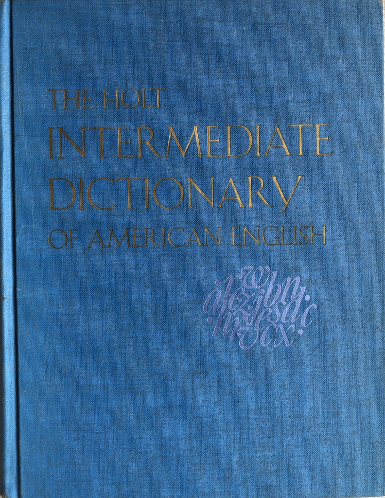 INTERMEDIATE DICTIONARY OF AMERICAN ENGLISH