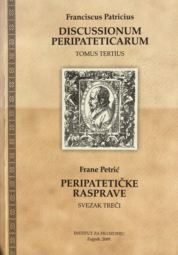 PERIPATETIČKE RASPRAVE - SVEZAK TREĆI