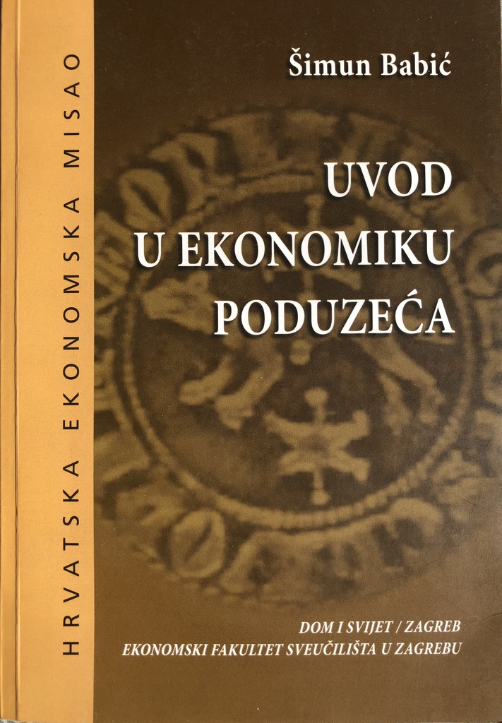 UVOD U EKONOMIKU PODUZEĆA