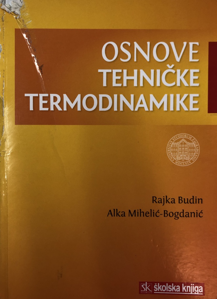 OSNOVE TEHNIČKE TERMODINAMIKE