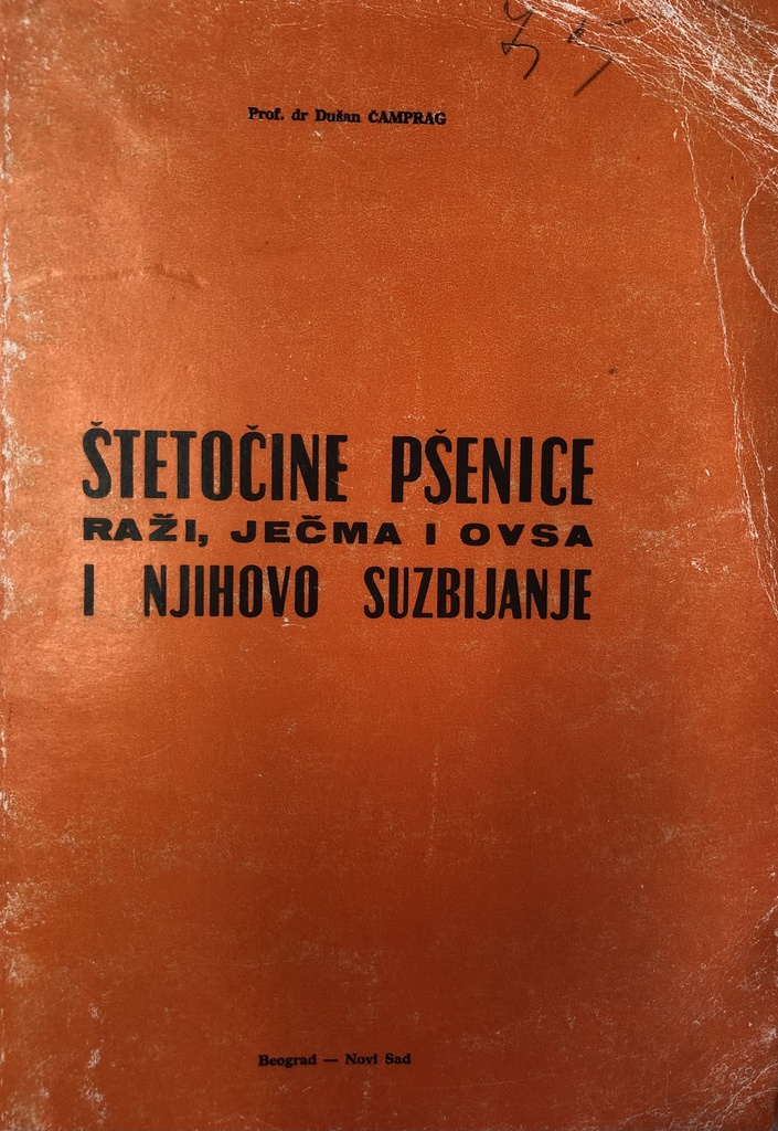 ŠTETOČINE PŠENICE, RAŽI, JEČMA I OVSA I NJIHOVO SUZBIJANJE