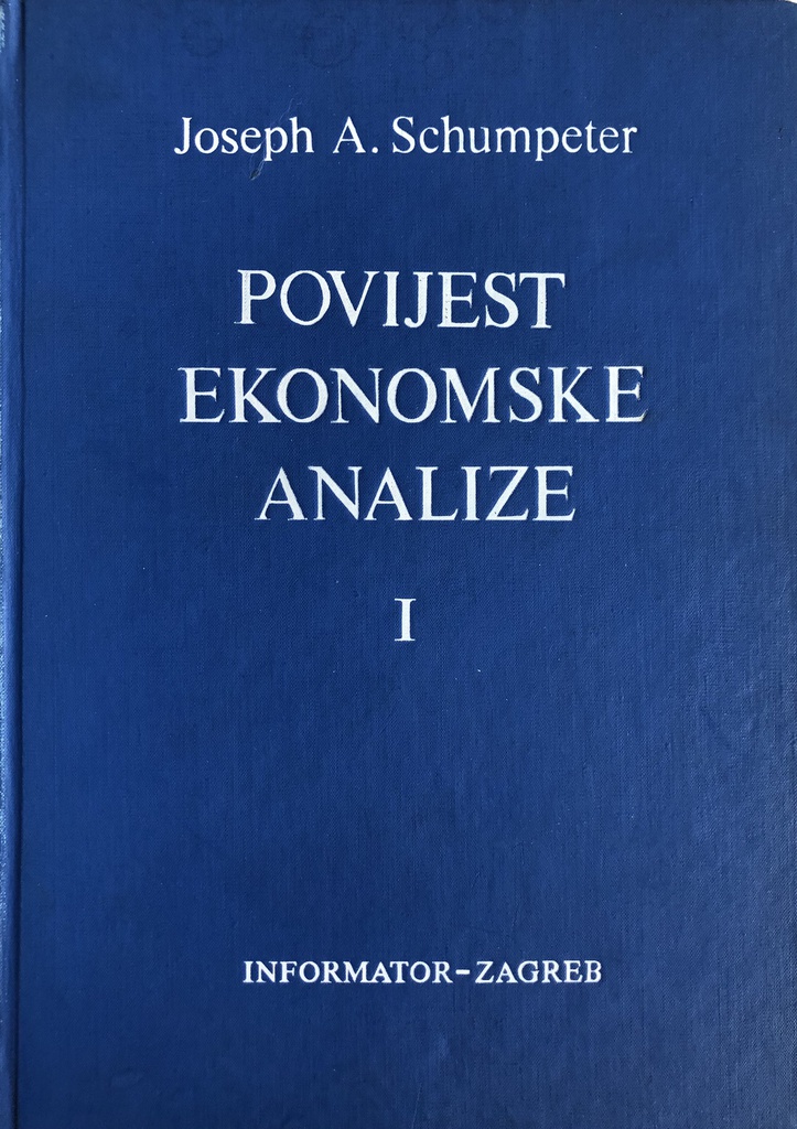 POVIJEST EKONOMSKE ANALIZE I