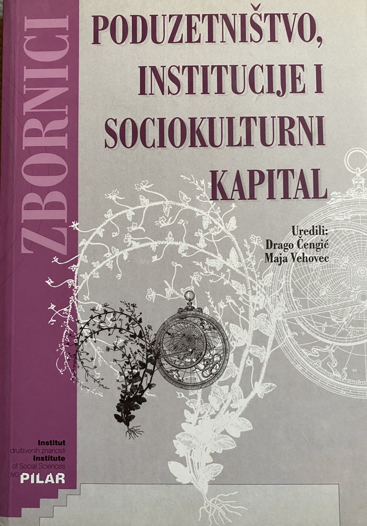 PODUZETNIŠTVO, INSTITUCIJE I SOCIOKULTURNI KAPITAL