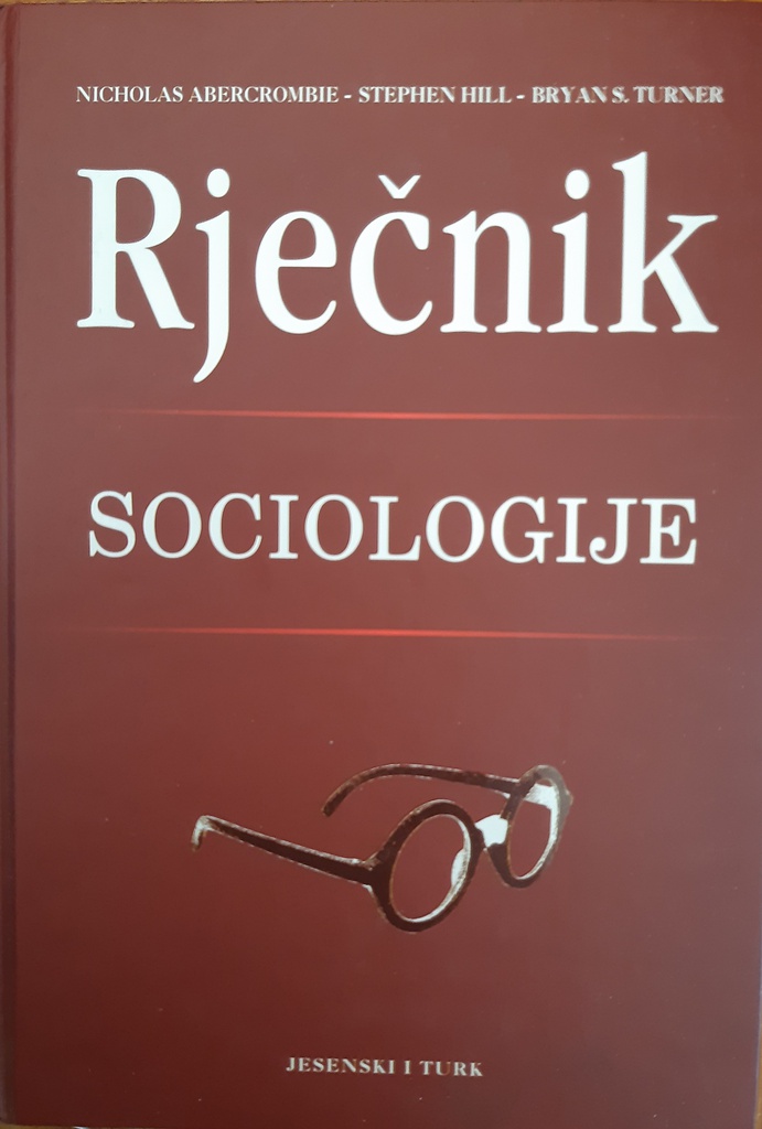 RJEČNIK SOCIOLOGIJE