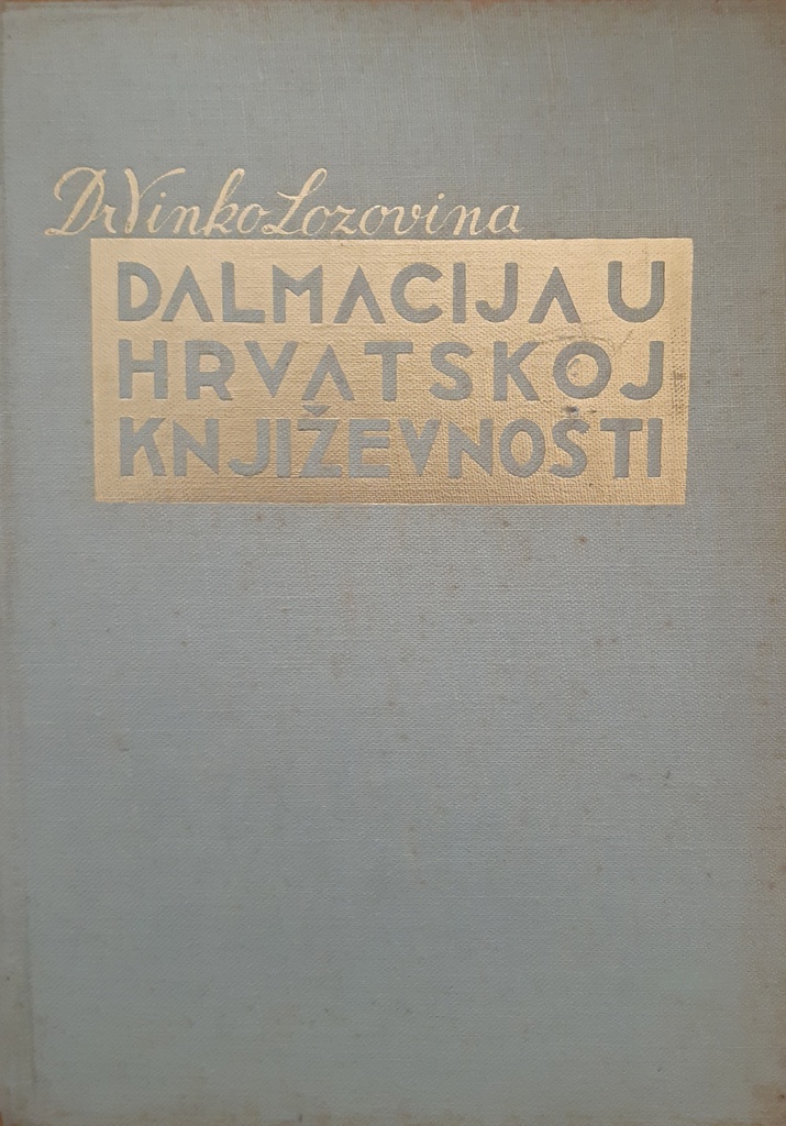 DALMACIJA U HRVATSKOJ KNJIŽEVNOSTI