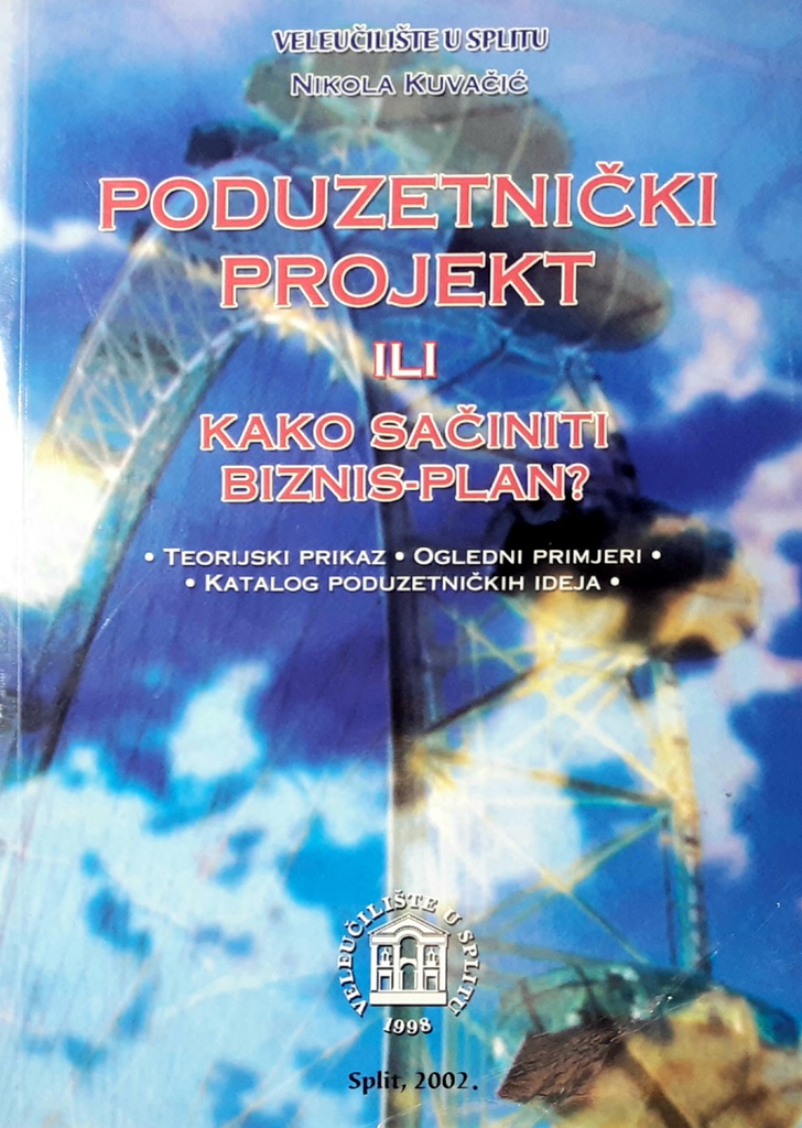 PODUZETNIČKI PROJEKT ILI KAKO SAČINITI BIZNIS-PLAN?