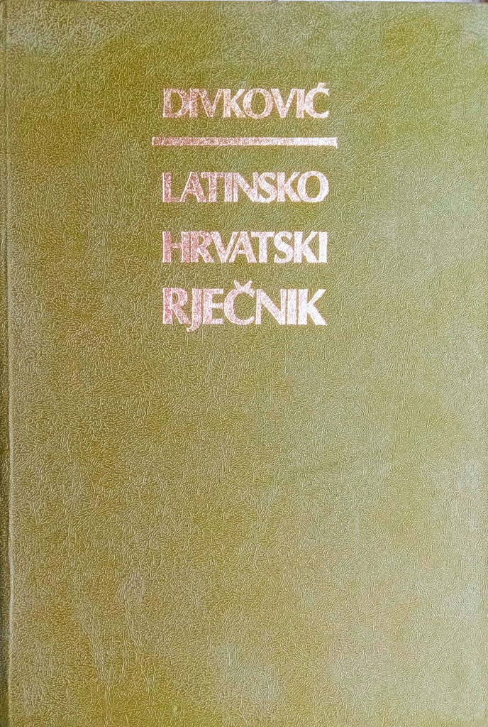 LATINSKO HRVATSKI RJEČNIK