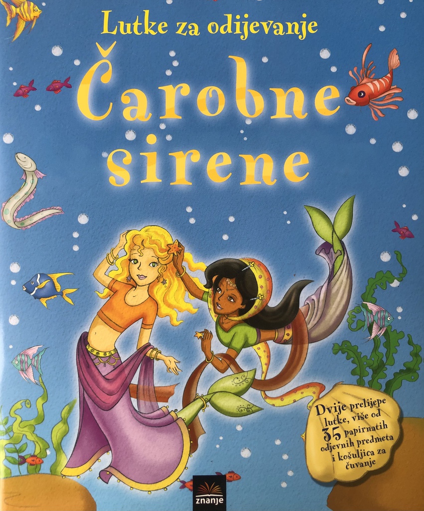ČAROBNE SIRENE-LUTKE ZA ODJEVANJE