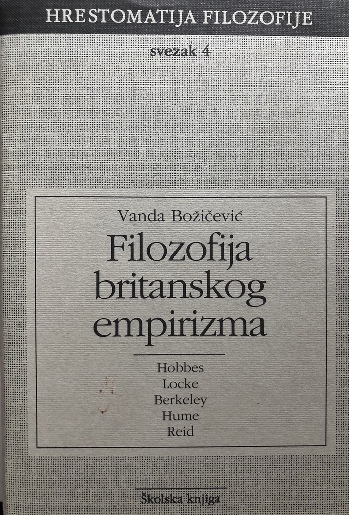 FILOZOFIJA BRITANSKOG EMPIRIZMA