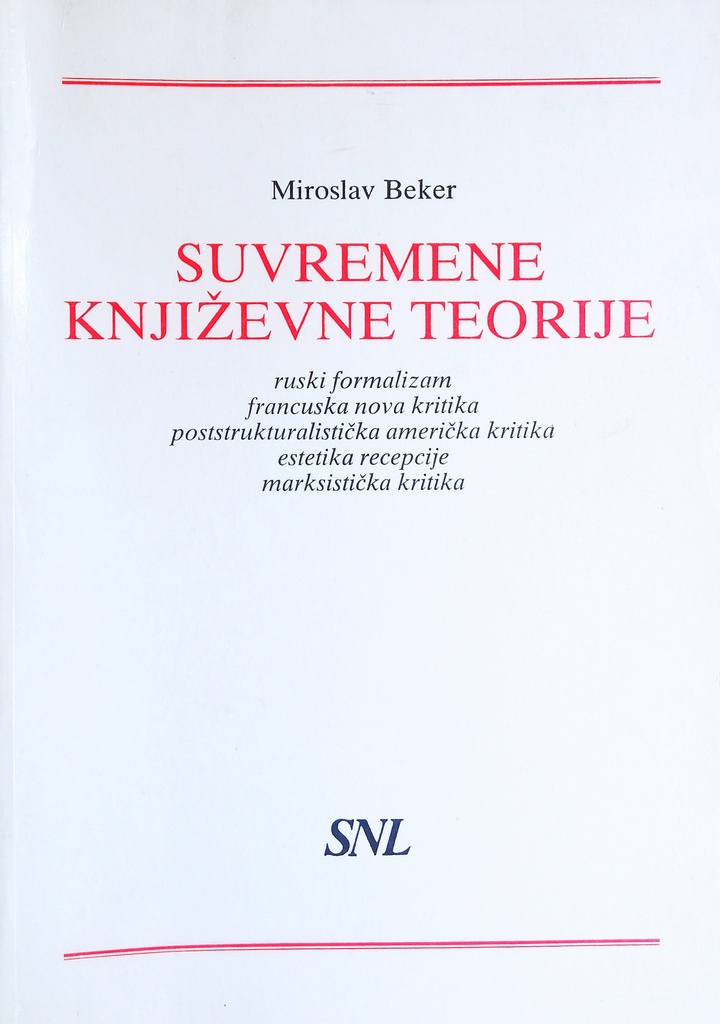 SUVREMENE KNJIŽEVNE TEORIJE