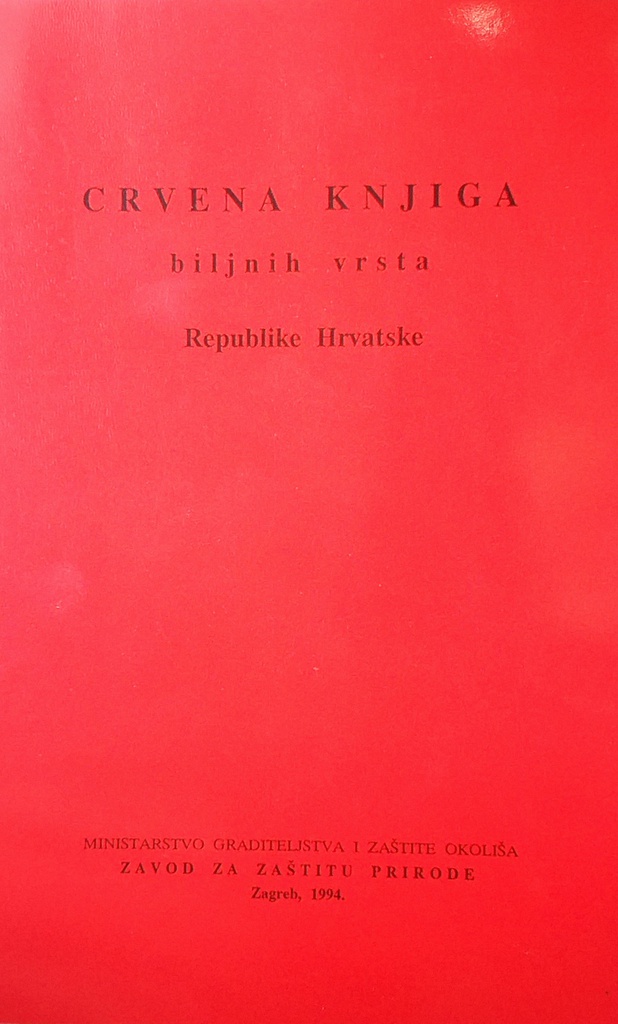 CRVENA KNJIGA BILJNIH VRSTA REPUBLIKE HRVATSKE