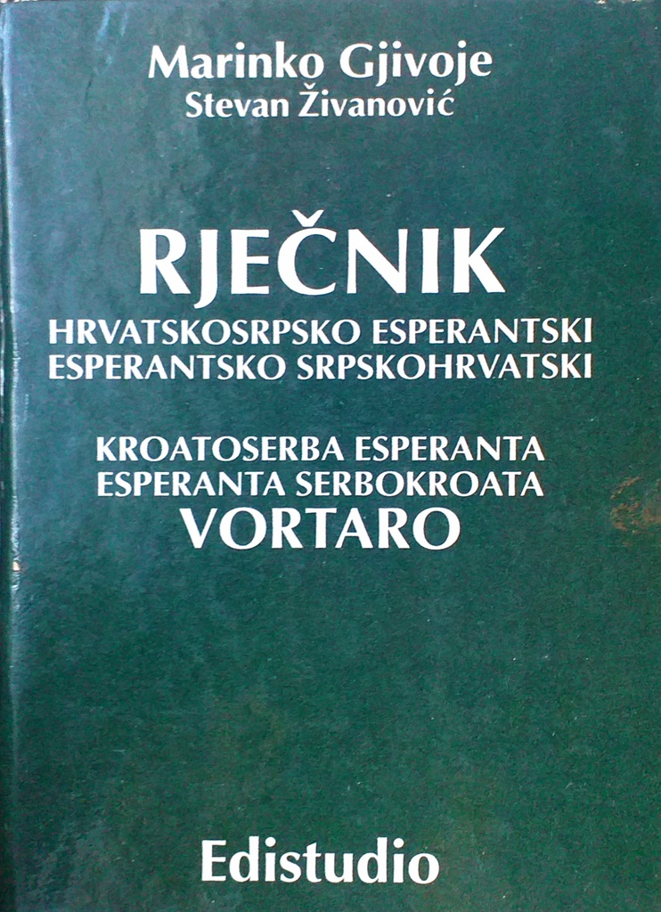 RJEČNIK HRVATSKOSRPSKI ESPERANTSKI