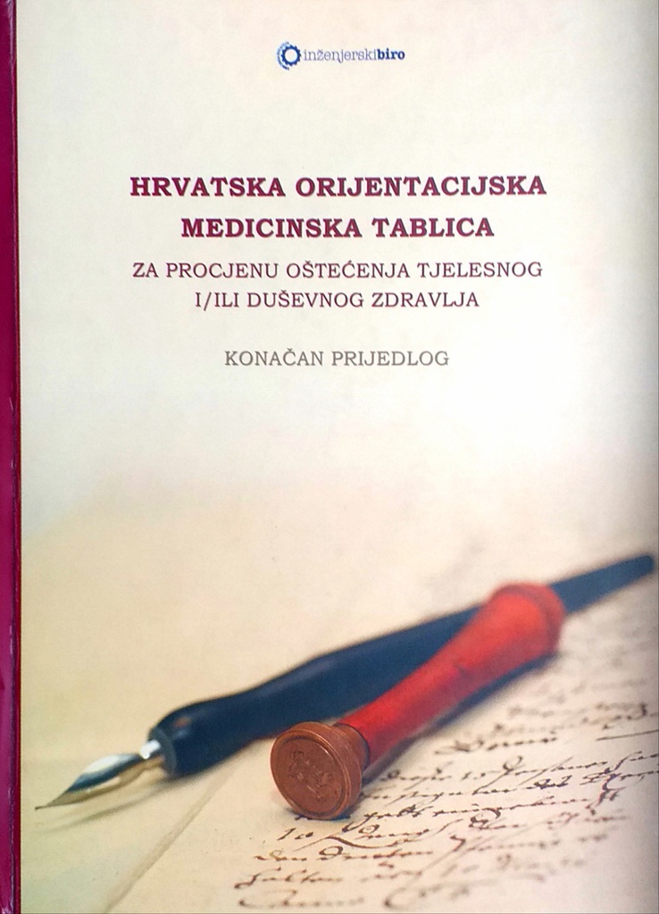 HRVATSKA ORIJENTACIJSKA MEDICINSKA TABLICA